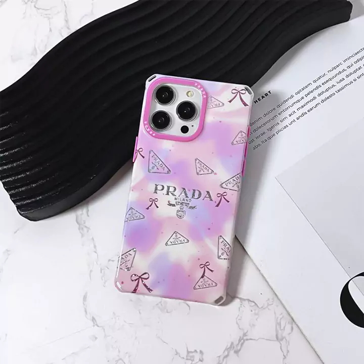 prada iphone 14/13/12 ケース 人気 女子